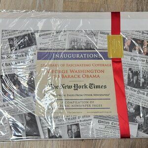 NEW YORK TIMES US A Compilation of Historic Newspaper Pages, Washington to Obama